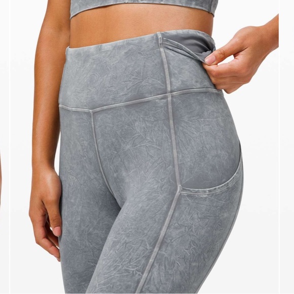 lululemon fast and free - ice dye size 4 - Picture 5 of 8